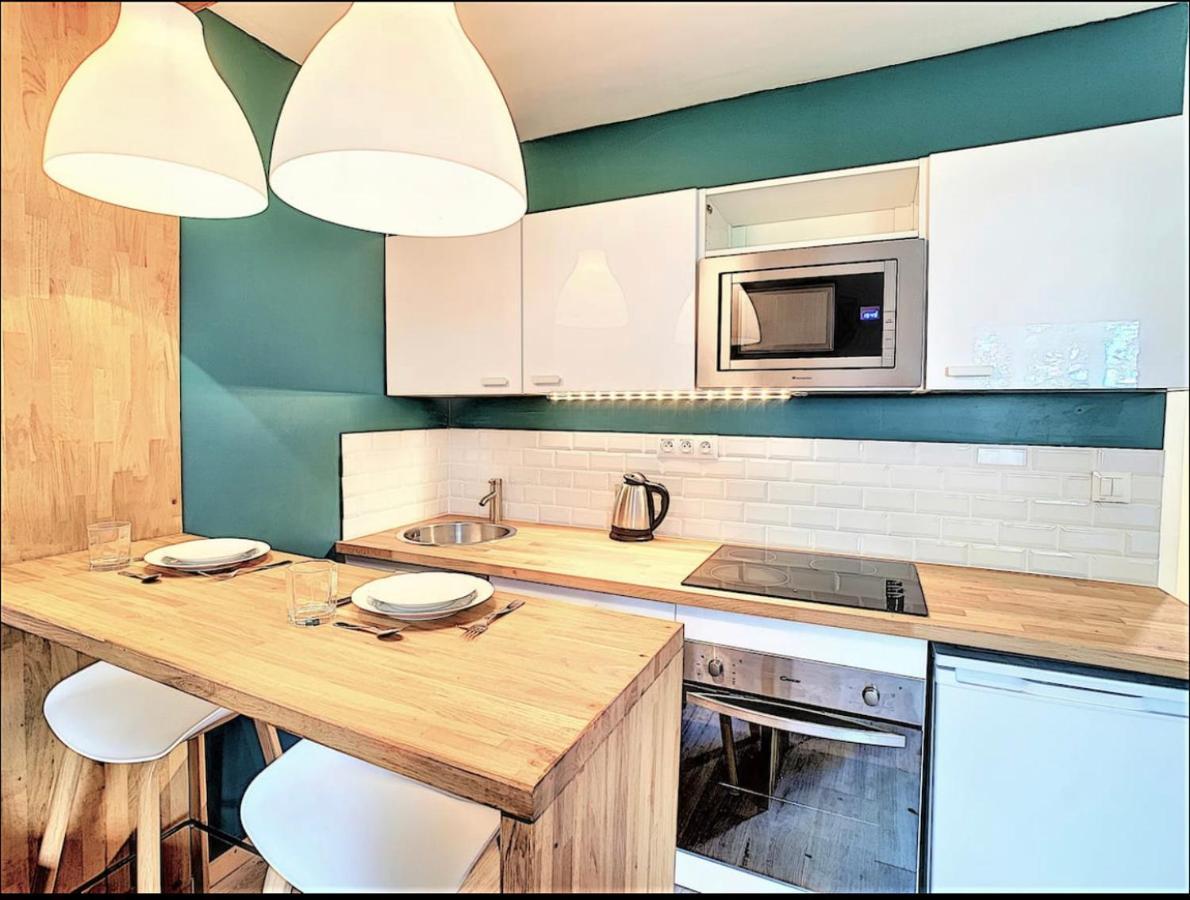 Centre Saint-Gervais Studio Vert Moderne 2 Pers Proche Telecabine Exterior photo